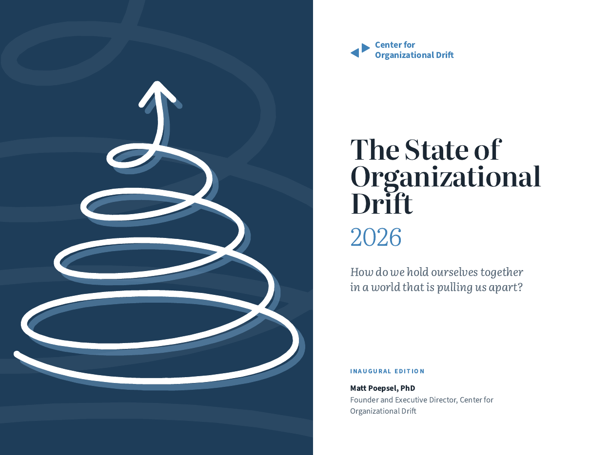 Cover of The State of Organizational Drift 2026